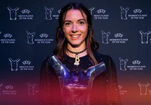 La ribetana Aitana Bonmatí, premi a la Millor Jugadora d’Europa de la UEFA. FC Barcelona