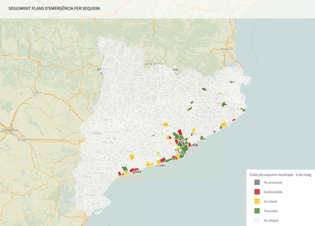 L'Agència Catalana de l'Aigua avala el pla contra la sequera de Sitges i Igualada i tomba el de Sant Pere de Ribes. ACN