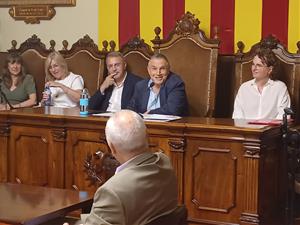 L'alcalde Pere Regull i 8 regidors de l'Ajuntament de Vilafranca s'acomiaden en el darrer ple del mandat