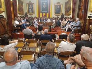 L'alcalde Pere Regull i 8 regidors de l'Ajuntament de Vilafranca s'acomiaden en el darrer ple del mandat