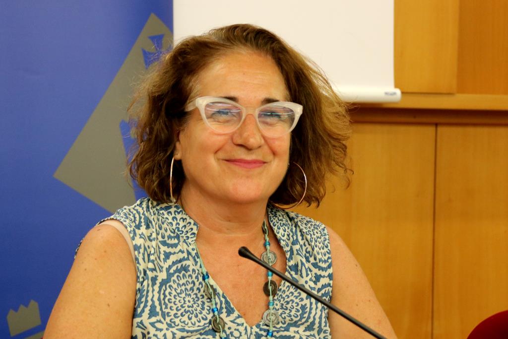 L’alcaldessa de Sitges, Aurora Carbonell, ha comparegut aquest dijous davant la premsa. ACN