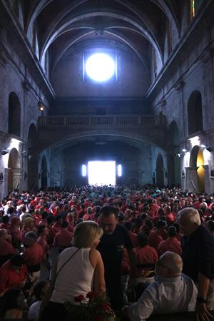 L'amenaça de pluja i els intents desmuntats aigualeixen la diada castellera de la festa major de l'Arboç