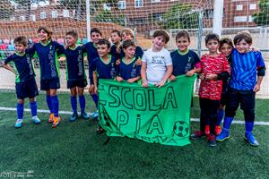 L’equip benjamí de l’Escola Pia de Vilanova