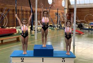 Les gimnastes de l’AE Gimnàstica Baix Penedès 