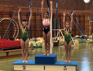 Les gimnastes de l’AE Gimnàstica Baix Penedès 