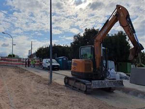 Les obres de la vorera del carrer del Carç, als Costerets, finalitzaran a l’agost