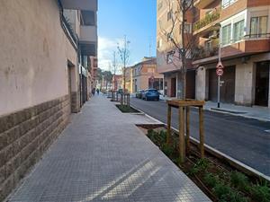 Les obres de reurbanització del carrer Tossa de Mar de Vilafranca acaben aquest divendres