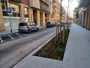 Les obres de reurbanització del carrer Tossa de Mar de Vilafranca acaben aquest divendres