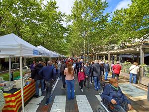 Les rambles de Sant Francesc i de Nostra Senyora acolliran les parades de Sant Jordi a Vilafranca. Ajuntament de Vilafranca