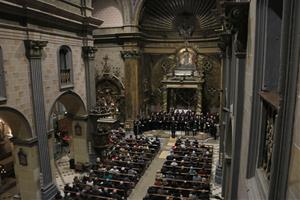 L'estrena mundial de la 'Missa de Glòria' de Pau Casals omple d'emoció l'església parroquial del Vendrell. ACN