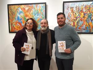 L’exposició de Genís Hernández sedueix pel seu estil figuratiu i expressionista al Miramar de Sitges. Ajuntament de Sitges