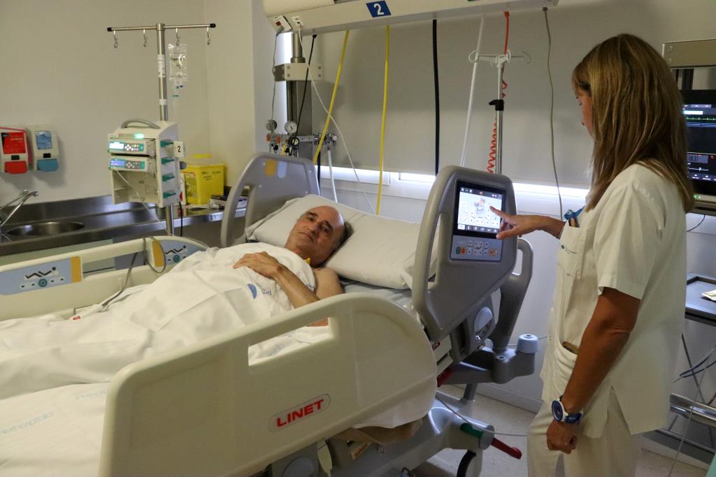 L'Hospital d'Igualada aplica una tecnologia pionera per monitoritzar en temps real els moviments dels pacients de la UCI. ACN