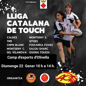 Lliga Catalana de Rugby Touch arriba a Olivella. Eix