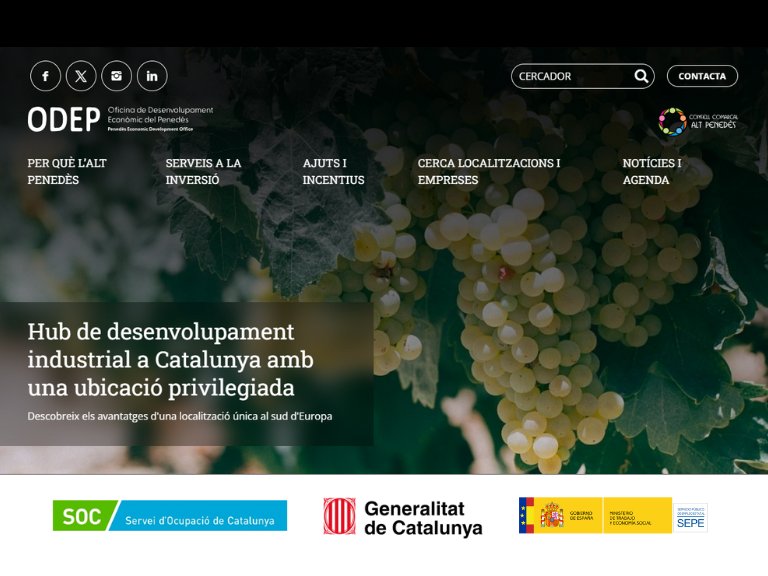 L’Oficina de Desenvolupament Econòmic del Penedès, nou recurs del consell comarcal de l’Alt Penedès. CC Alt Penedès