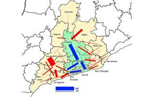 Mapa del Penedès