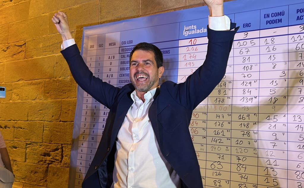 Marc Castells torna a guanyar les eleccions a Igualada i frega la majoria absoluta. ACN