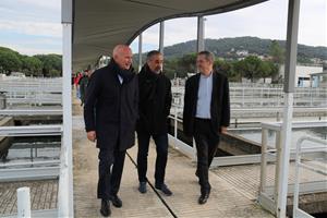 Mascort assegura que s’estan agilitzant els projectes de les dessalinitzadores de la Tordera i del Foix. ACN