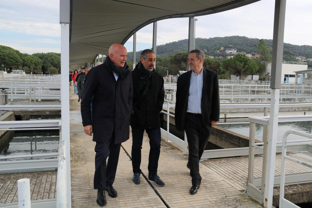 Mascort assegura que s’estan agilitzant els projectes de les dessalinitzadores de la Tordera i del Foix. ACN