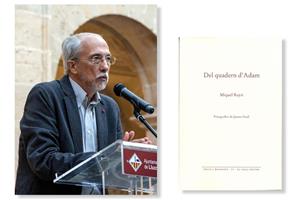 Miquel Rayó i la coberta 'Del quadern d’Adam'. Eix