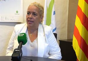 Mònica Gallardo, presidenta del consell comarcal del Garraf . EIX