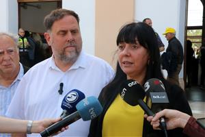 Oriol Junqueras i Olga Arnau. ACN