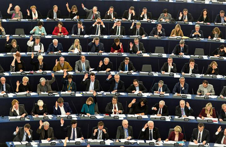 Parlament Europeu. Eix