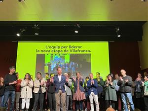 Pere Sàbat presenta l’equip al complet de la candidatura amb representació de tots els barris. ERC