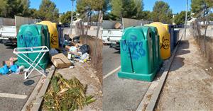 Pla de xoc a Cunit per buidar els carrers d’abocaments de residus. Ajuntament de Cunit