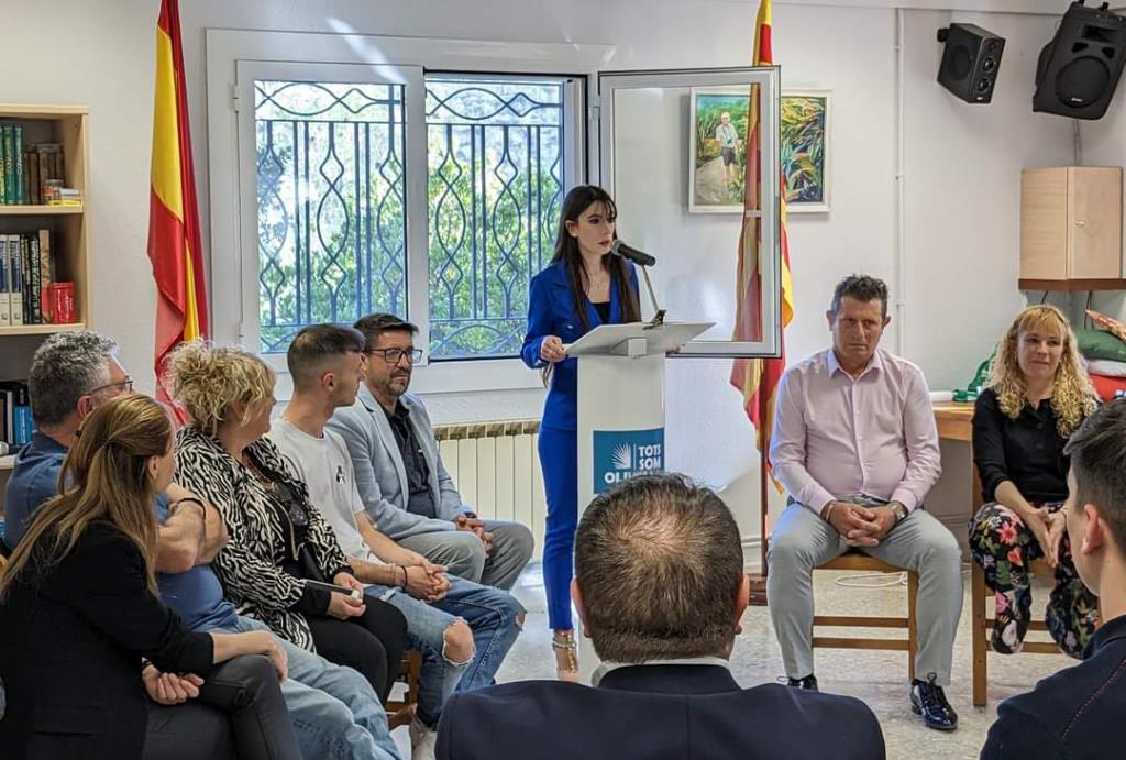 Presentació de la candidatura de Tots Som Olivella. Eix