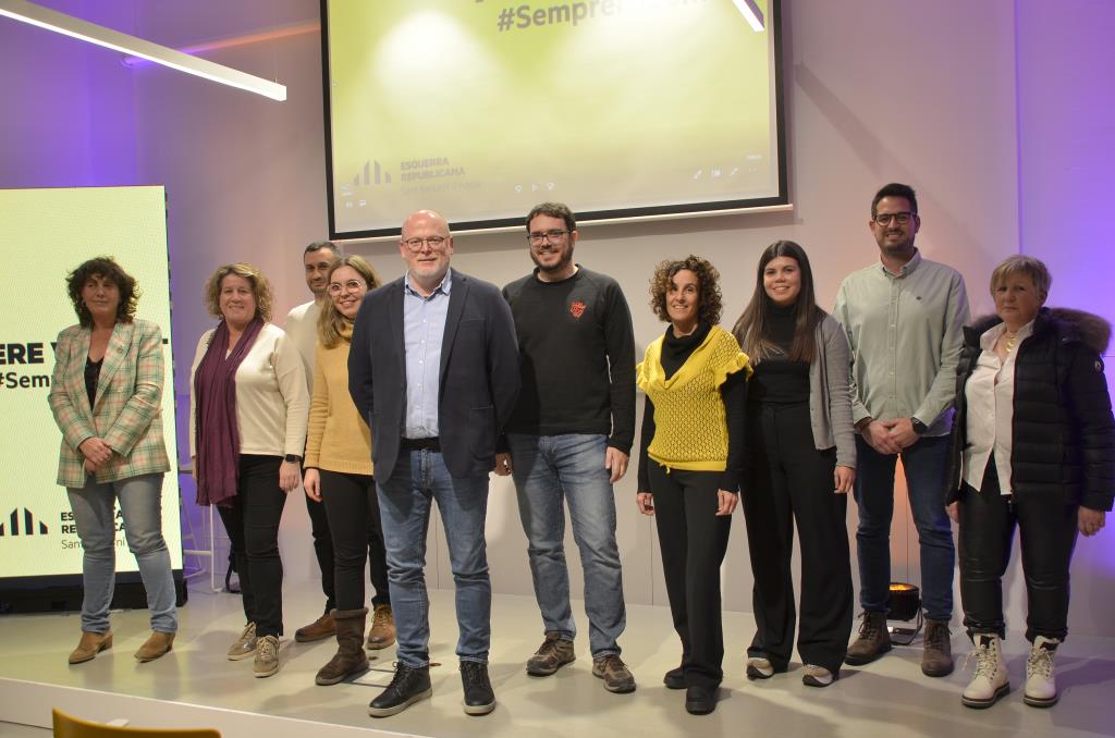 Presentació de la candidatura d'ERC Sant Sadurní per a les eleccions municipals del 2023. Eix