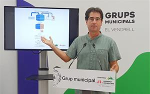 Presentació de la proposta de resolució que vam presentar ahir per crear el consell municipal de l'aigua. Eix