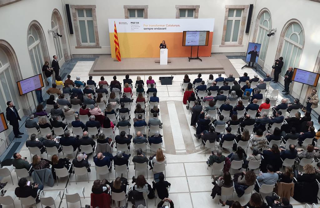 Presentació pressupostos de Generalitat de Catalunya. Xavier Prat