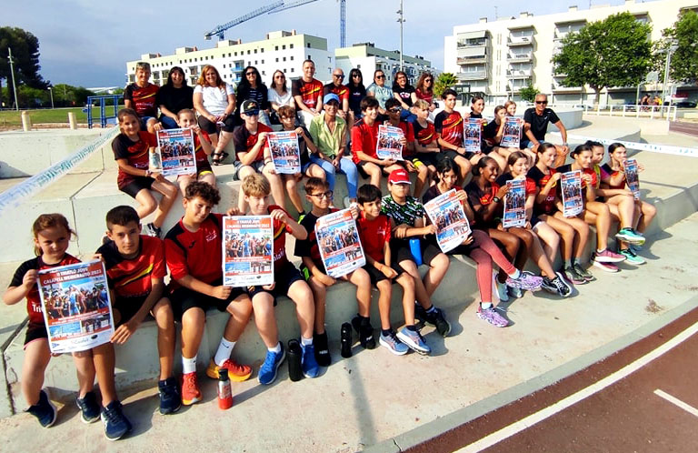 Presentació triatló jove Calafell. Eix