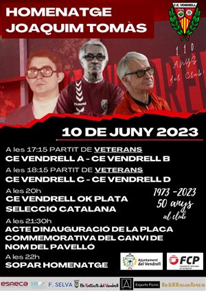 Programa Homenatge Joaquim Tomàs