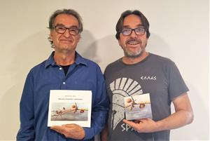 Ramon Sicart i Pemi Rovirosa presenten el projecte “Breviari d’albades i capvespres” a Vilafranca. EIX