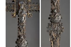 Recuperada una creu gòtica sostreta d’una parròquia de Sant Martí Sarroca als anys 80. ACN