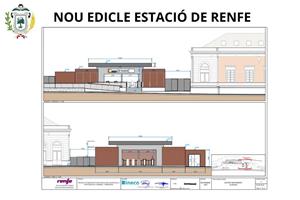 Renfe licita les obres de construcció d’un nou edifici a l’estació del Vendrell