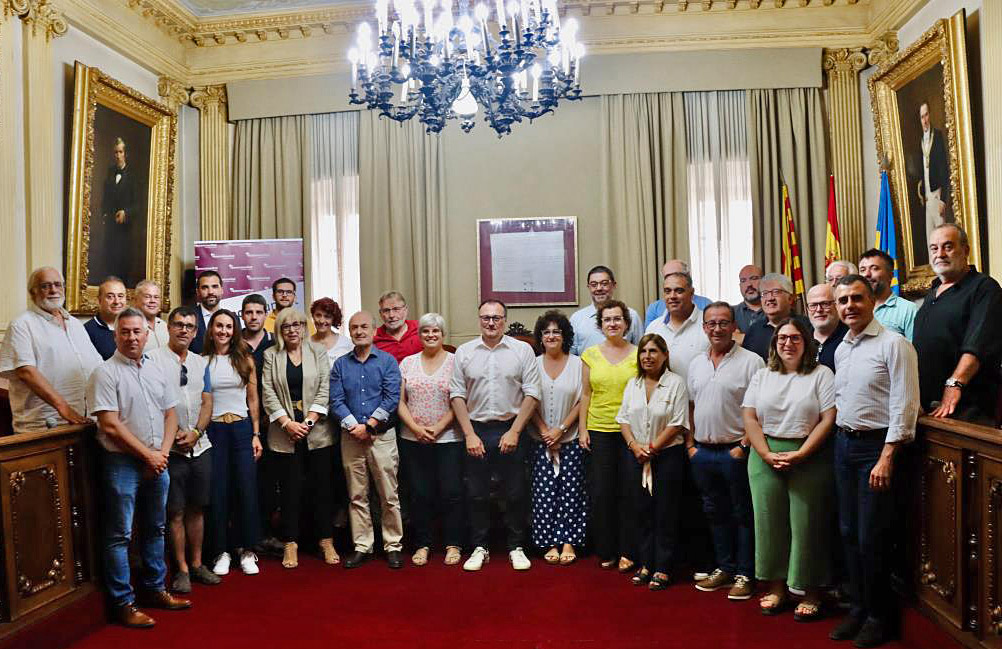 Representants dels diferents municipis que formen part de la Mancomunitat Penedès-Garraf. Eix