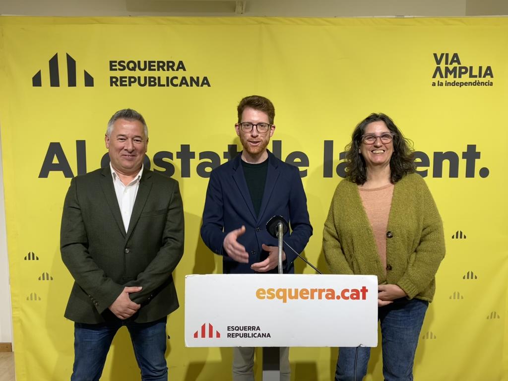 Roda de premsa d'ERC Alt Penedès sobre el Pla d’Acció Comarcal. Eix