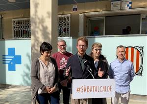 Roda de premsa d'ERC Vilafranca. Eix