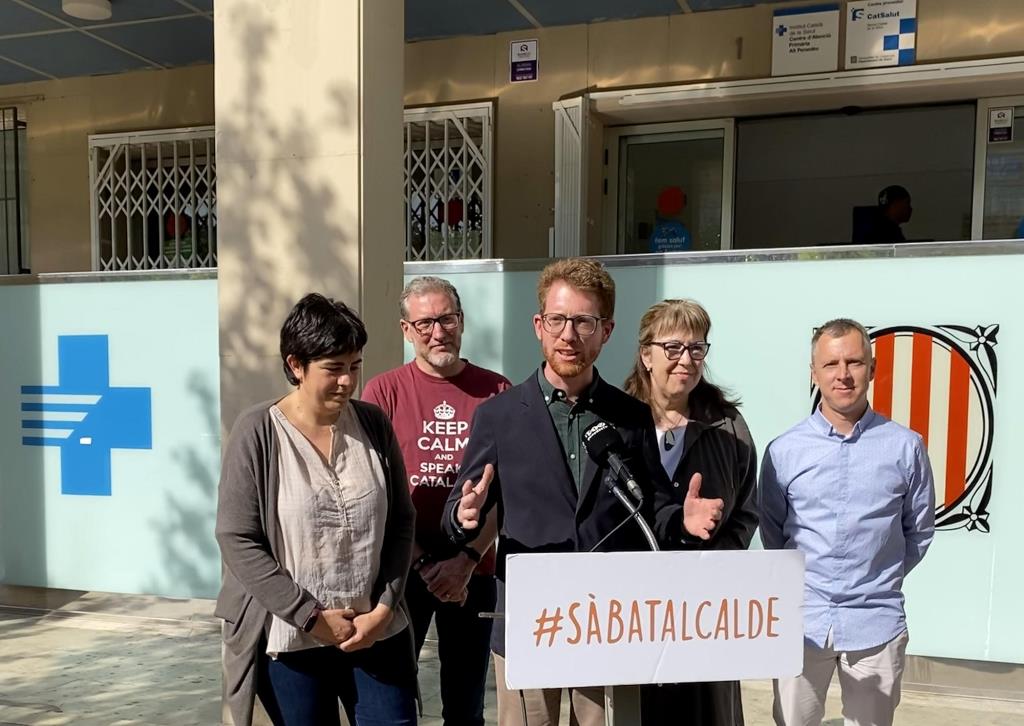 Roda de premsa d'ERC Vilafranca. Eix