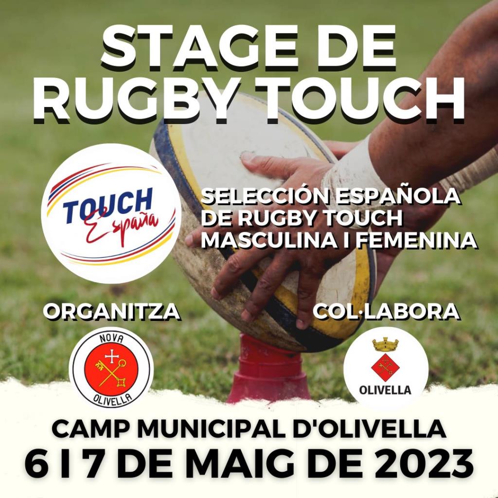 Rugbi Touch stage. Eix