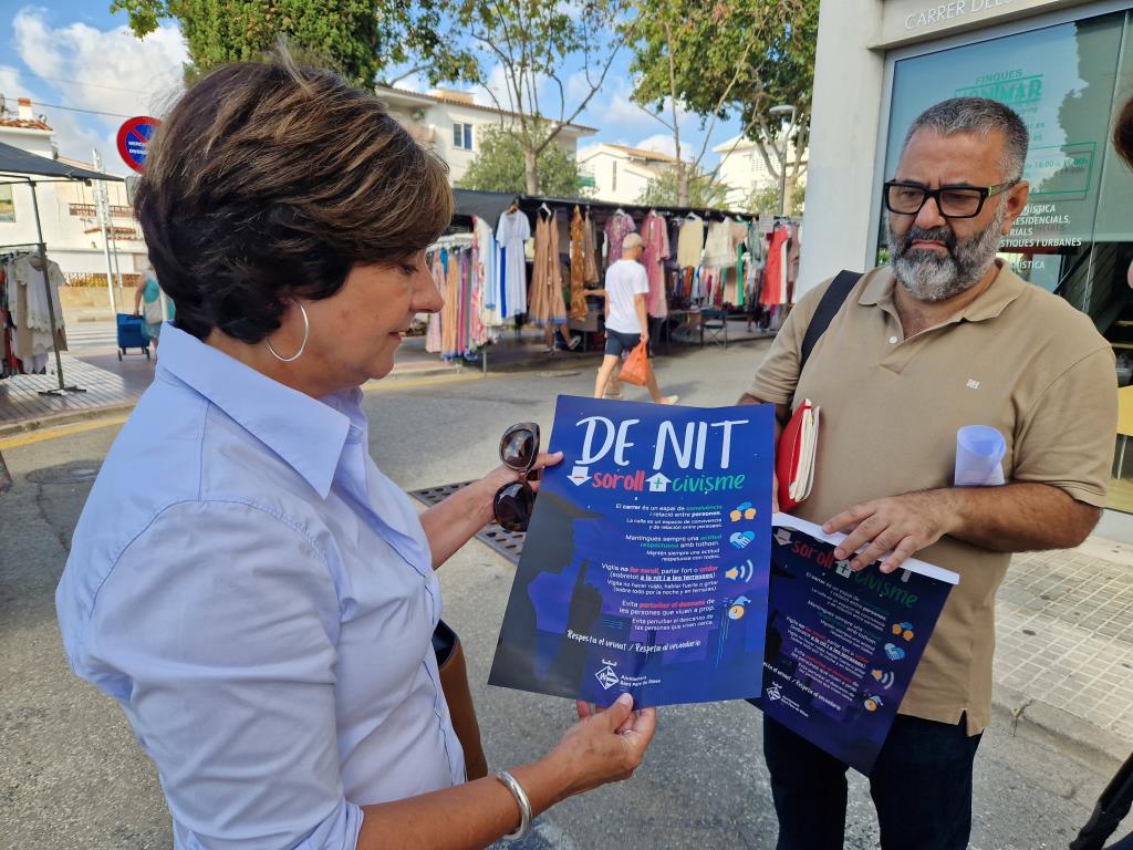 Sant Pere de Ribes impulsa una campanya contra l'incivisme centrada en el soroll. Ajt Sant Pere de Ribes