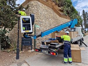 Sant Pere de Ribes renova l'enllumenat públic amb llums led. Ajt Sant Pere de Ribes