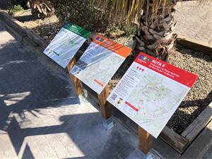 Santa Oliva ha rehabilitat i actualitzat la senyalització de les rutes d'ecoturisme 