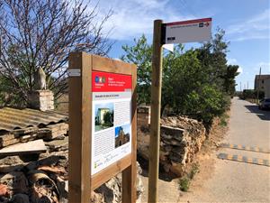 Santa Oliva ha rehabilitat i actualitzat la senyalització de les rutes d'ecoturisme 