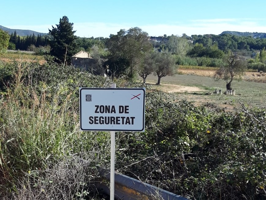 Se senyalitza la Zona de Seguretat de caça dels voltants de Vilafranca. Ajuntament de Vilafranca