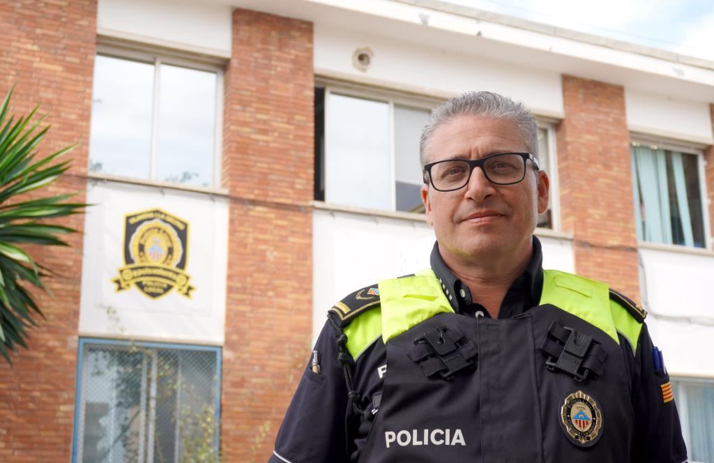 Sebastià Rodríguez, inspector en cap de la policia local de Vilanova. EIX