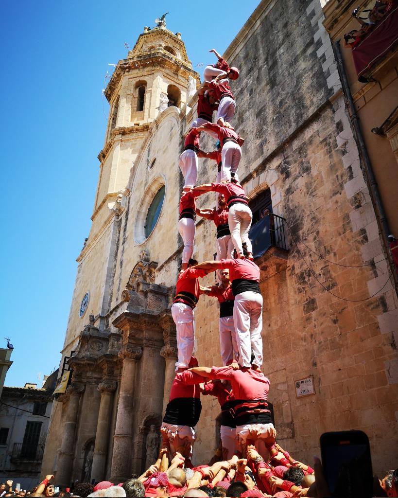 Suspesa l'actuació castellera dels Nens del Vendrell a la Festa Major del municipi per la caiguda d'un 3 de 8. ACN