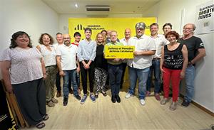 Taula Institucional d'ERC del Penedès a Vilafranca. Eix